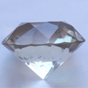 Mexical Feldspar Diamond. (Clear in color) New Without Tags